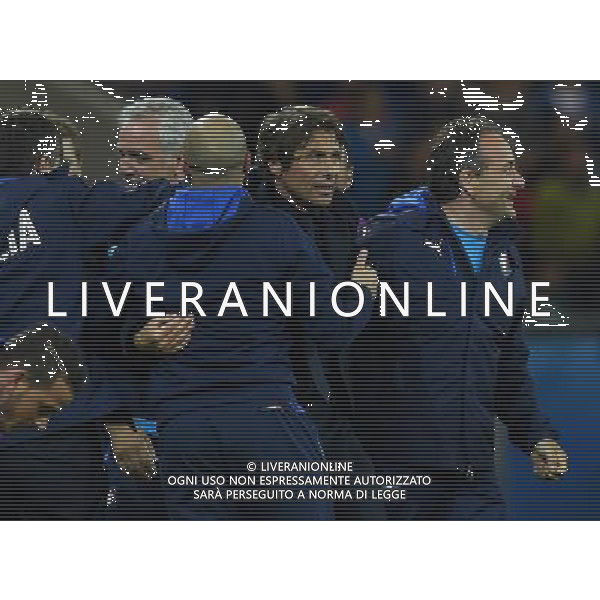 UEFA Francia EURO 2016 Final Tournament Group Stage E Lione - 13.06.2016 Belgio-Italia Nella Foto: antonio conte esultanza a fine partita /Ph.Vitez-Ag. Aldo Liverani