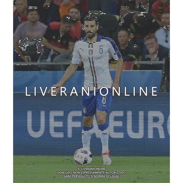 UEFA Francia EURO 2016 Final Tournament Group Stage E Lione - 13.06.2016 Belgio-Italia Nella Foto:Candreva Antonio /Ph.Vitez-Ag. Aldo Liverani