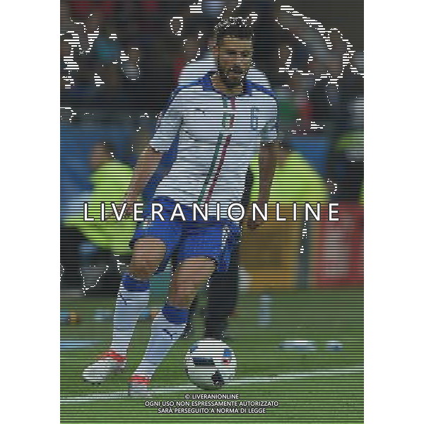 UEFA Francia EURO 2016 Final Tournament Group Stage E Lione - 13.06.2016 Belgio-Italia Nella Foto:Candreva Antonio /Ph.Vitez-Ag. Aldo Liverani