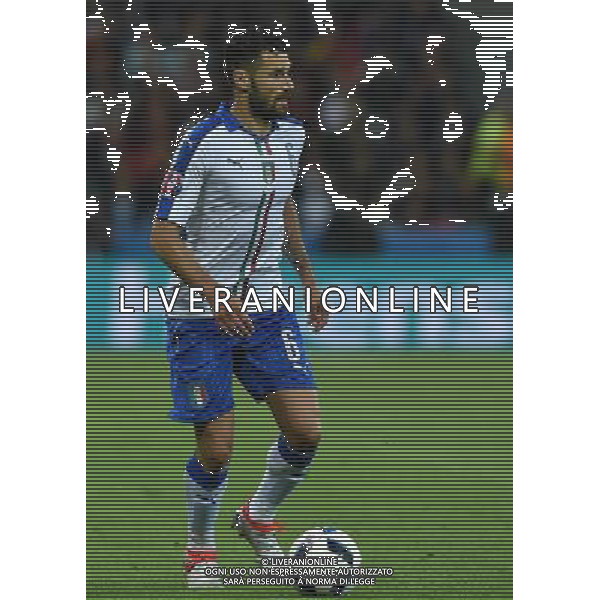 UEFA Francia EURO 2016 Final Tournament Group Stage E Lione - 13.06.2016 Belgio-Italia Nella Foto:Candreva Antonio /Ph.Vitez-Ag. Aldo Liverani