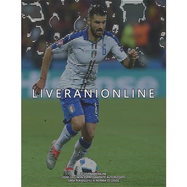 UEFA Francia EURO 2016 Final Tournament Group Stage E Lione - 13.06.2016 Belgio-Italia Nella Foto:Candreva Antonio /Ph.Vitez-Ag. Aldo Liverani