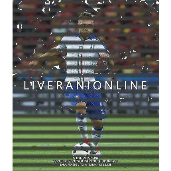 UEFA Francia EURO 2016 Final Tournament Group Stage E Lione - 13.06.2016 Belgio-Italia Nella Foto:Immobile Ciro /Ph.Vitez-Ag. Aldo Liverani