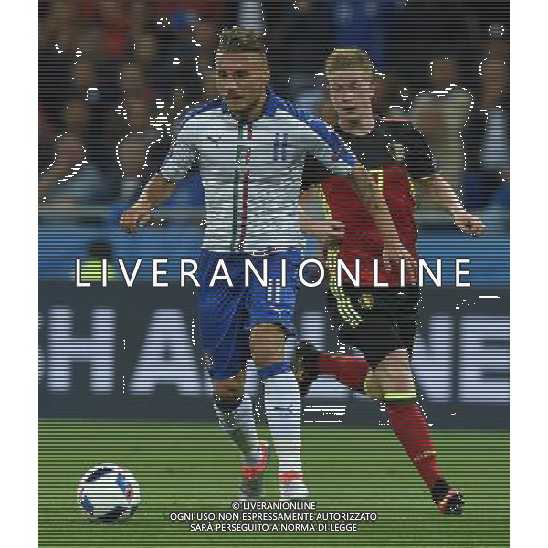 UEFA Francia EURO 2016 Final Tournament Group Stage E Lione - 13.06.2016 Belgio-Italia Nella Foto:Immobile Ciro /Ph.Vitez-Ag. Aldo Liverani