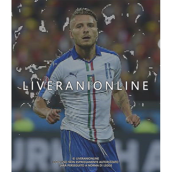 UEFA Francia EURO 2016 Final Tournament Group Stage E Lione - 13.06.2016 Belgio-Italia Nella Foto:Immobile Ciro /Ph.Vitez-Ag. Aldo Liverani
