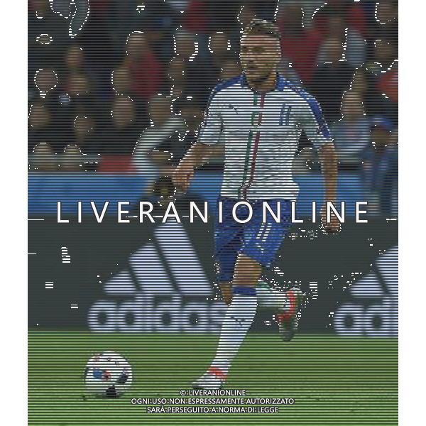 UEFA Francia EURO 2016 Final Tournament Group Stage E Lione - 13.06.2016 Belgio-Italia Nella Foto:Immobile Ciro /Ph.Vitez-Ag. Aldo Liverani