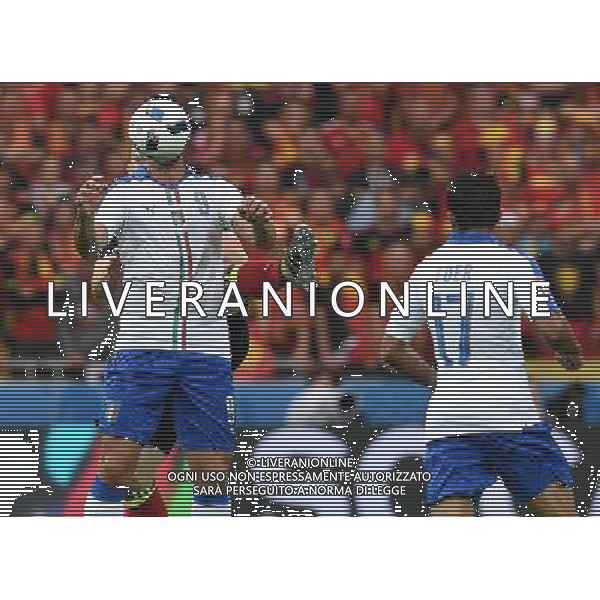 UEFA Francia EURO 2016 Final Tournament Group Stage E Lione - 13.06.2016 Belgio-Italia Nella Foto:Pelle\' Graziano /Ph.Vitez-Ag. Aldo Liverani