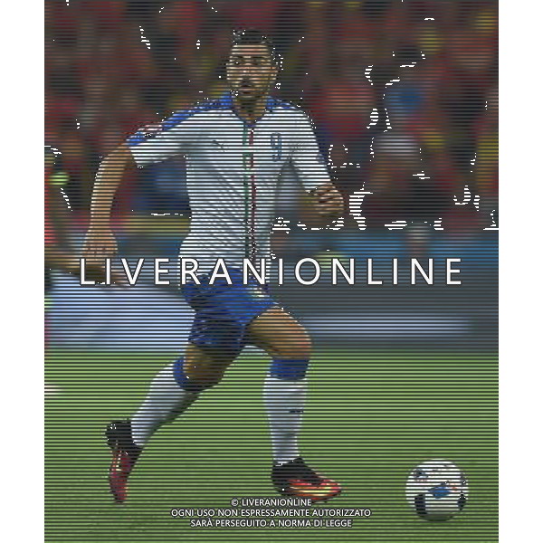 UEFA Francia EURO 2016 Final Tournament Group Stage E Lione - 13.06.2016 Belgio-Italia Nella Foto:Pelle\' Graziano /Ph.Vitez-Ag. Aldo Liverani