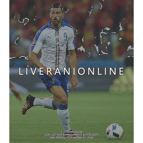 UEFA Francia EURO 2016 Final Tournament Group Stage E Lione - 13.06.2016 Belgio-Italia Nella Foto:Pelle\' Graziano /Ph.Vitez-Ag. Aldo Liverani