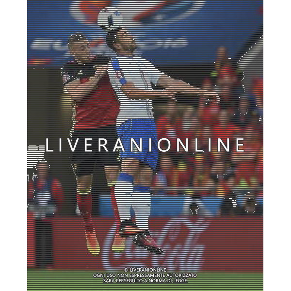 UEFA Francia EURO 2016 Final Tournament Group Stage E Lione - 13.06.2016 Belgio-Italia Nella Foto:Pelle\' Graziano-Alderweireld Toby /Ph.Vitez-Ag. Aldo Liverani