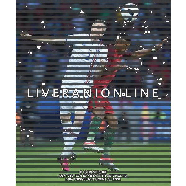 UEFA Francia EURO 2016 Final Tournament Group Stage F Saint-Etienne - 14.06.2016 Portogallo-Islanda Nella Foto:saevarsson-nani /Ph.Vitez-Ag. Aldo Liverani