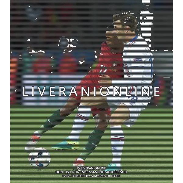 UEFA Francia EURO 2016 Final Tournament Group Stage F Saint-Etienne - 14.06.2016 Portogallo-Islanda Nella Foto:nani-bjarnason elmar /Ph.Vitez-Ag. Aldo Liverani