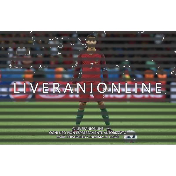 UEFA Francia EURO 2016 Final Tournament Group Stage F Saint-Etienne - 14.06.2016 Portogallo-Islanda Nella Foto:concentrazione ronaldo prima della punizione /Ph.Vitez-Ag. Aldo Liverani