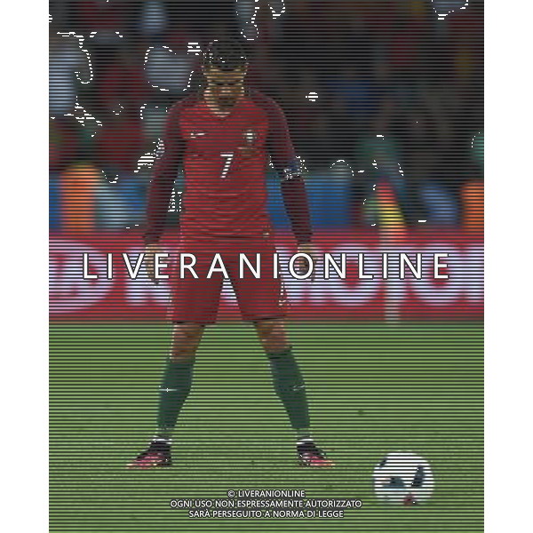 UEFA Francia EURO 2016 Final Tournament Group Stage F Saint-Etienne - 14.06.2016 Portogallo-Islanda Nella Foto:concentrazione ronaldo prima della punizione /Ph.Vitez-Ag. Aldo Liverani