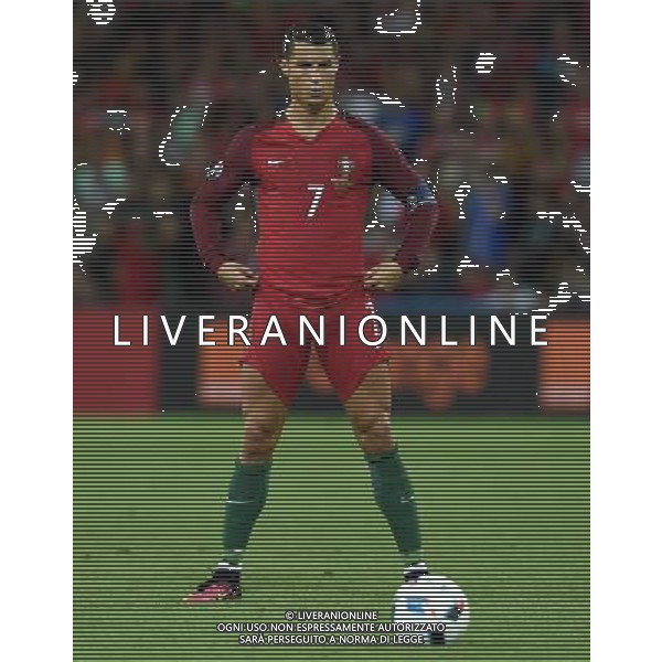 UEFA Francia EURO 2016 Final Tournament Group Stage F Saint-Etienne - 14.06.2016 Portogallo-Islanda Nella Foto:concentrazione ronaldo prima della punizione /Ph.Vitez-Ag. Aldo Liverani