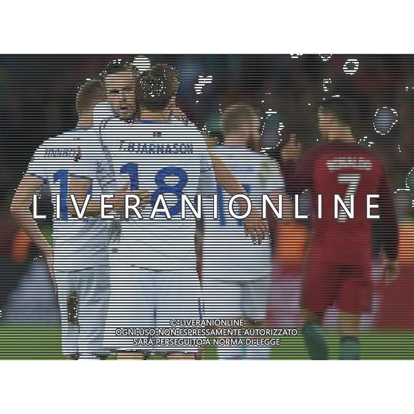 UEFA Francia EURO 2016 Final Tournament Group Stage F Saint-Etienne - 14.06.2016 Portogallo-Islanda Nella Foto:la gioia dei giocatori dell\'islanda /Ph.Vitez-Ag. Aldo Liverani