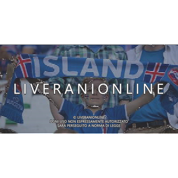 UEFA Francia EURO 2016 Final Tournament Group Stage F Saint-Etienne - 14.06.2016 Portogallo-Islanda Nella Foto:tifosi islanda /Ph.Vitez-Ag. Aldo Liverani