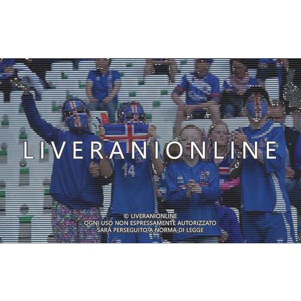 UEFA Francia EURO 2016 Final Tournament Group Stage F Saint-Etienne - 14.06.2016 Portogallo-Islanda Nella Foto:tifosi islanda /Ph.Vitez-Ag. Aldo Liverani