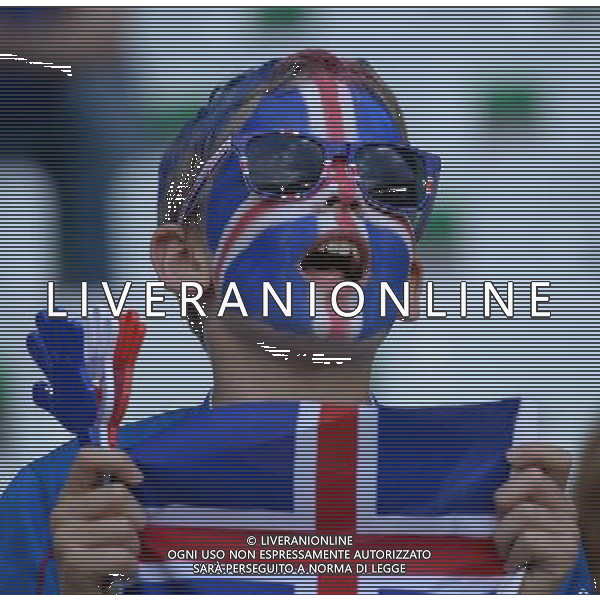 UEFA Francia EURO 2016 Final Tournament Group Stage F Saint-Etienne - 14.06.2016 Portogallo-Islanda Nella Foto:tifosi islanda /Ph.Vitez-Ag. Aldo Liverani