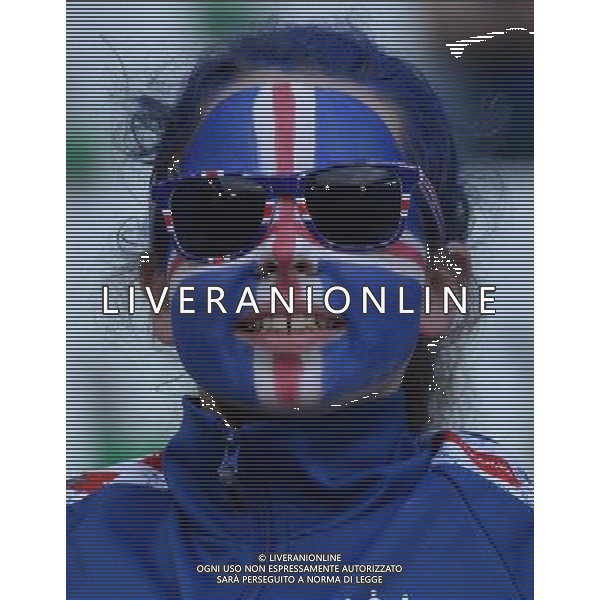 UEFA Francia EURO 2016 Final Tournament Group Stage F Saint-Etienne - 14.06.2016 Portogallo-Islanda Nella Foto:tifosi islanda /Ph.Vitez-Ag. Aldo Liverani