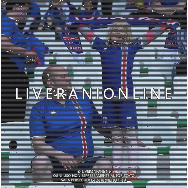 UEFA Francia EURO 2016 Final Tournament Group Stage F Saint-Etienne - 14.06.2016 Portogallo-Islanda Nella Foto:tifosi islanda /Ph.Vitez-Ag. Aldo Liverani