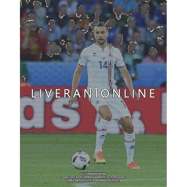 UEFA Francia EURO 2016 Final Tournament Group Stage F Saint-Etienne - 14.06.2016 Portogallo-Islanda Nella Foto:Arnason Kari /Ph.Vitez-Ag. Aldo Liverani
