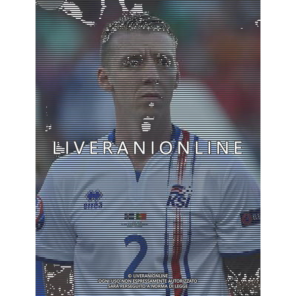 UEFA Francia EURO 2016 Final Tournament Group Stage F Saint-Etienne - 14.06.2016 Portogallo-Islanda Nella Foto:Saevarsson Birkir /Ph.Vitez-Ag. Aldo Liverani