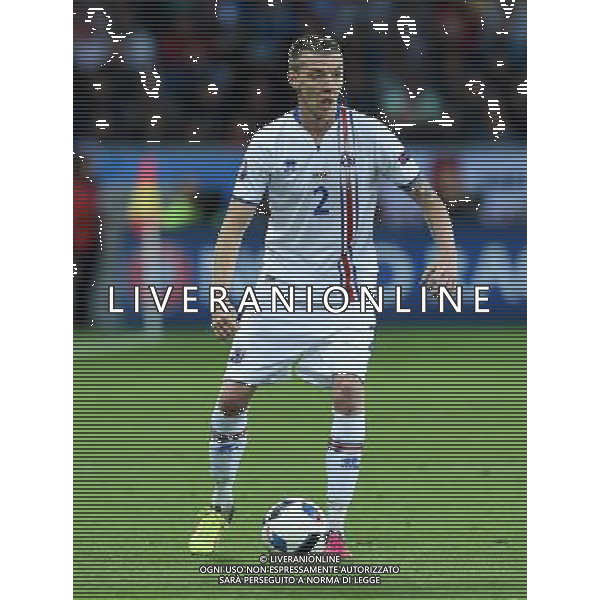UEFA Francia EURO 2016 Final Tournament Group Stage F Saint-Etienne - 14.06.2016 Portogallo-Islanda Nella Foto:Saevarsson Birkir /Ph.Vitez-Ag. Aldo Liverani