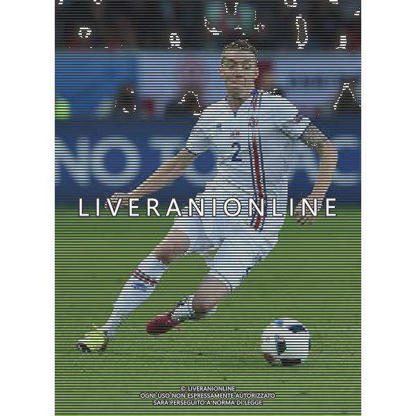 UEFA Francia EURO 2016 Final Tournament Group Stage F Saint-Etienne - 14.06.2016 Portogallo-Islanda Nella Foto:Saevarsson Birkir /Ph.Vitez-Ag. Aldo Liverani