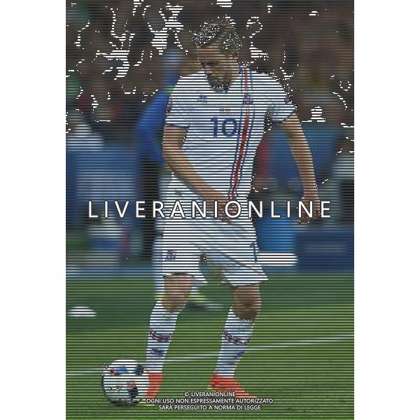 UEFA Francia EURO 2016 Final Tournament Group Stage F Saint-Etienne - 14.06.2016 Portogallo-Islanda Nella Foto:Sigurdsson Gylfi /Ph.Vitez-Ag. Aldo Liverani