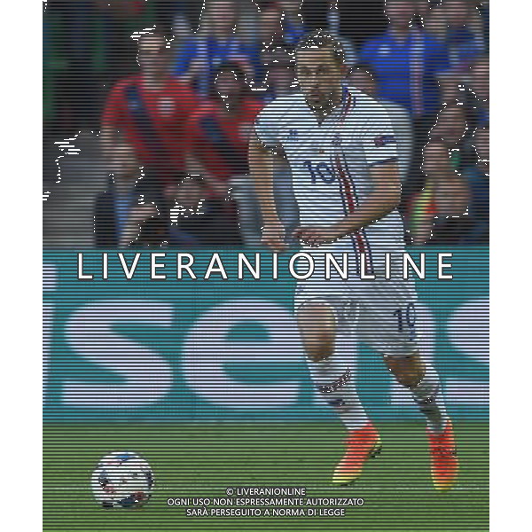 UEFA Francia EURO 2016 Final Tournament Group Stage F Saint-Etienne - 14.06.2016 Portogallo-Islanda Nella Foto:Sigurdsson Gylfi /Ph.Vitez-Ag. Aldo Liverani