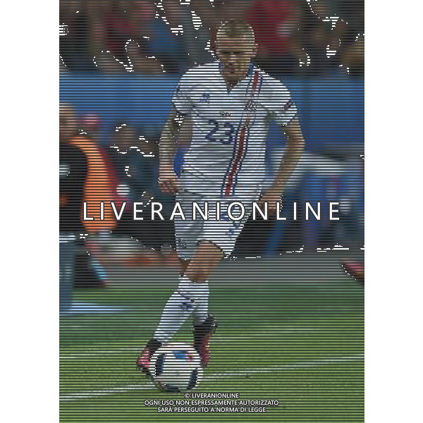 UEFA Francia EURO 2016 Final Tournament Group Stage F Saint-Etienne - 14.06.2016 Portogallo-Islanda Nella Foto:Skulason Ari /Ph.Vitez-Ag. Aldo Liverani