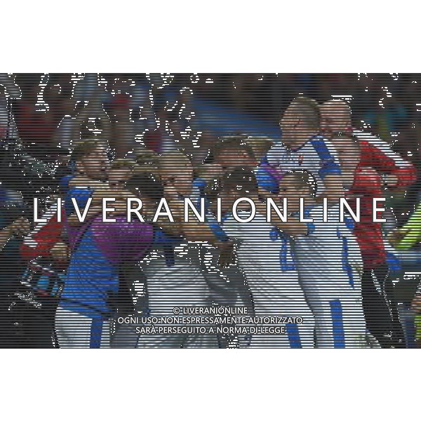 UEFA Francia EURO 2016 Final Tournament Group Stage B Lille - 15.06.2016 Russia-Slovacchia Nella Foto:weiss esultanza dopo il gol - abbracci /Ph.Vitez-Ag. Aldo Liverani