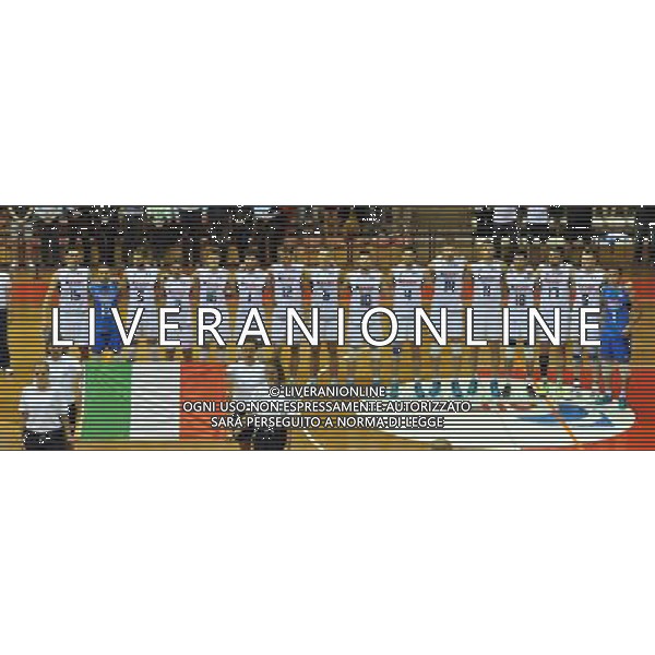 NAZIONALE ITALIANA DI PALLAVOLO 2016 NELLA FOTO FORMAZIONE ITALIANA DI VOLLEY FOTO FABIO RAMANI-AG ALDO LIVERANI SAS