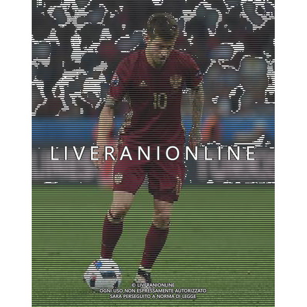UEFA Francia EURO 2016 Final Tournament Group Stage B Lille - 15.06.2016 Russia-Slovacchia Nella Foto:Fedor Smolov /Ph.Vitez-Ag. Aldo Liverani