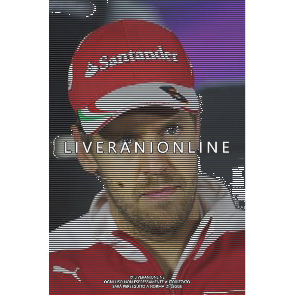 Sebastian Vettel (GER) Ferrari in the FIA Press Conference. 16.06.2016. Formula 1 World Championship, Rd 8, European Grand Prix, Baku Street Circuit, Azerbaijan, Preparation Day. AG ALDO LIVERANI SAS ONLY ITALY