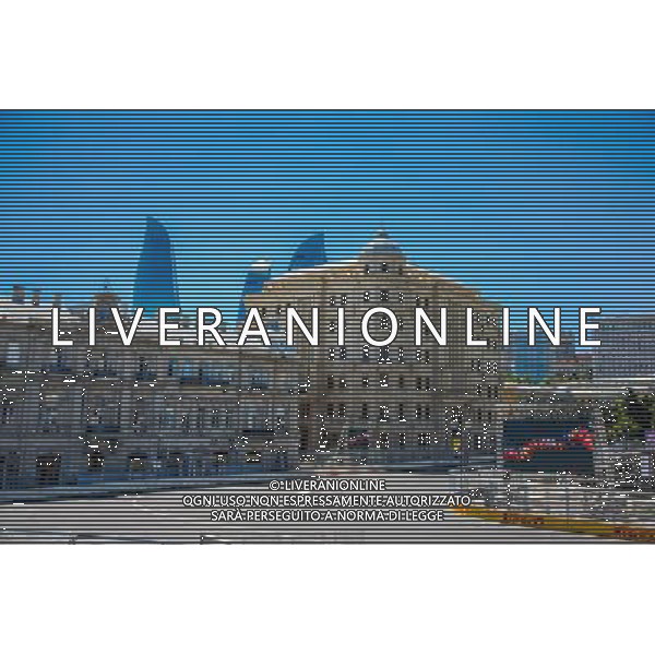 Baku city circuit, turn 16. 15.06.2016. Formula 1 World Championship, Rd 8, European Grand Prix, Baku Street Circuit, Azerbaijan, Preparation Day. - AG ALDO LIVERANI SAS ONLY ITALY
