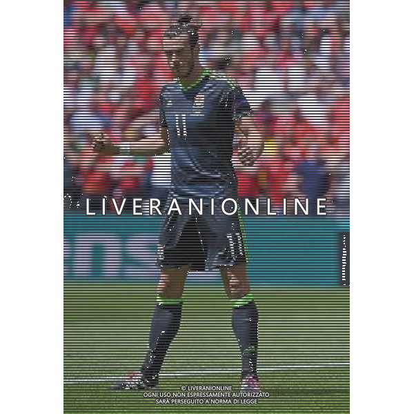 UEFA Francia EURO 2016 Final Tournament Group Stage B Lens - 16.06.2016 Inghilterra-Galles Nella Foto:bale /Ph.Vitez-Ag. Aldo Liverani