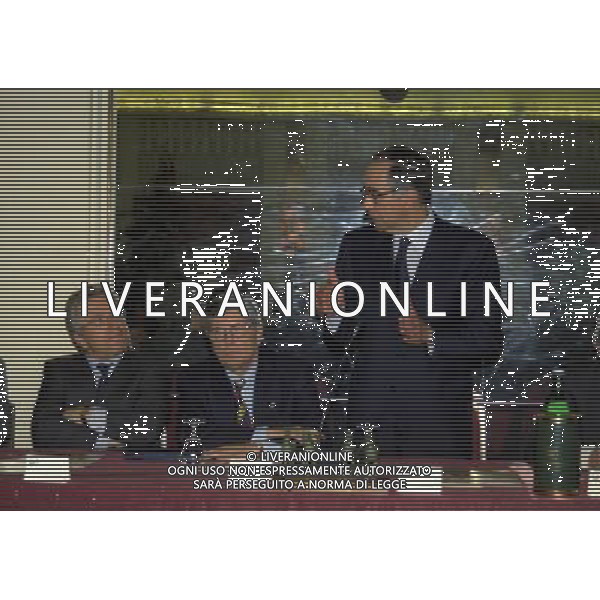 MILANO 17-12-1998 HOTEL PRINCIPE DI SAVOIA FESTA NATALIZIA DELLA LEGA NAZIONALE CALCIO NELLA FOTO ANTONIO MATTARESE CON LUCIANO NIZZOLA E FRANCO CARRARO AG ALDO LIVERANI SAS