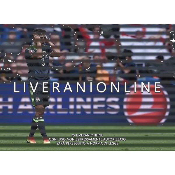 UEFA Francia EURO 2016 Final Tournament Group Stage B Lens - 16.06.2016 Inghilterra-Galles Nella Foto:delusione taylor /Ph.Vitez-Ag. Aldo Liverani