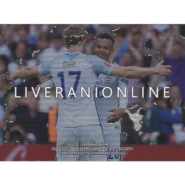 UEFA Francia EURO 2016 Final Tournament Group Stage B Lens - 16.06.2016 Inghilterra-Galles Nella Foto:dier e alli festeggiano /Ph.Vitez-Ag. Aldo Liverani