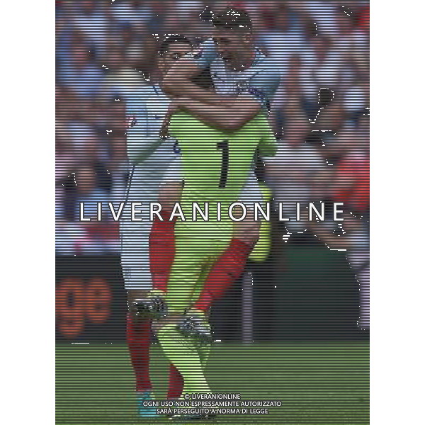 UEFA Francia EURO 2016 Final Tournament Group Stage B Lens - 16.06.2016 Inghilterra-Galles Nella Foto:cahill festeggia con hart /Ph.Vitez-Ag. Aldo Liverani