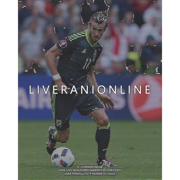 UEFA Francia EURO 2016 Final Tournament Group Stage B Lens - 16.06.2016 Inghilterra-Galles Nella Foto:Bale Gareth /Ph.Vitez-Ag. Aldo Liverani