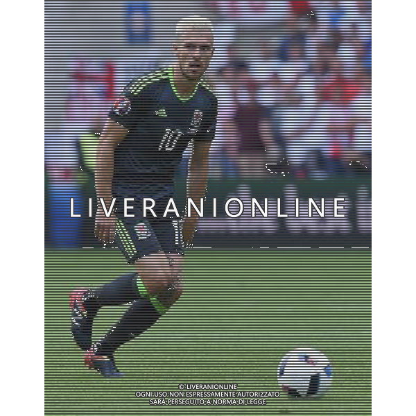UEFA Francia EURO 2016 Final Tournament Group Stage B Lens - 16.06.2016 Inghilterra-Galles Nella Foto:Ramsey Aaron /Ph.Vitez-Ag. Aldo Liverani