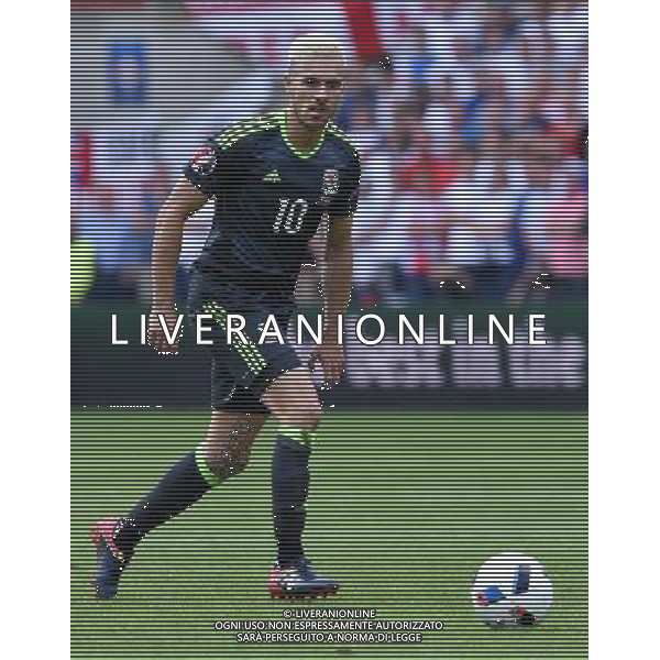 UEFA Francia EURO 2016 Final Tournament Group Stage B Lens - 16.06.2016 Inghilterra-Galles Nella Foto:Ramsey Aaron /Ph.Vitez-Ag. Aldo Liverani