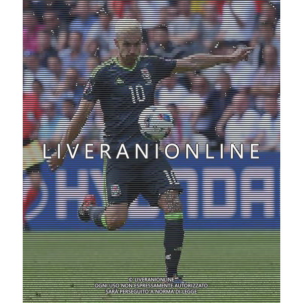 UEFA Francia EURO 2016 Final Tournament Group Stage B Lens - 16.06.2016 Inghilterra-Galles Nella Foto:Ramsey Aaron /Ph.Vitez-Ag. Aldo Liverani