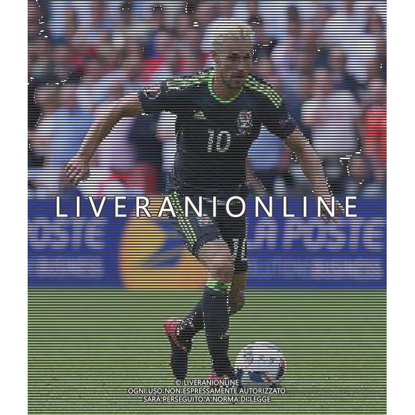 UEFA Francia EURO 2016 Final Tournament Group Stage B Lens - 16.06.2016 Inghilterra-Galles Nella Foto:Ramsey Aaron /Ph.Vitez-Ag. Aldo Liverani
