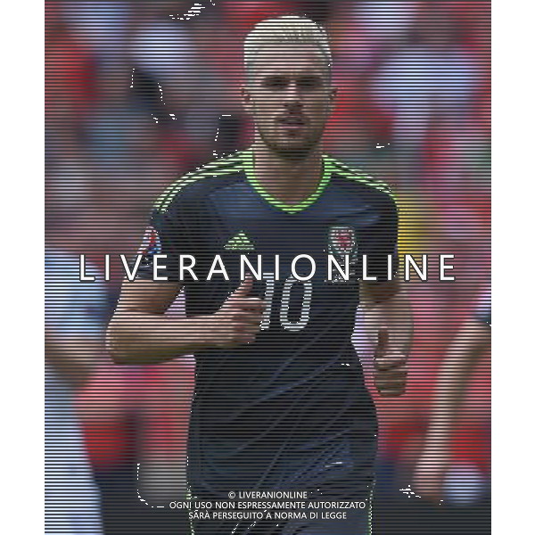 UEFA Francia EURO 2016 Final Tournament Group Stage B Lens - 16.06.2016 Inghilterra-Galles Nella Foto:Ramsey Aaron /Ph.Vitez-Ag. Aldo Liverani