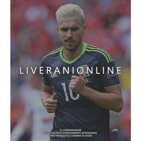 UEFA Francia EURO 2016 Final Tournament Group Stage B Lens - 16.06.2016 Inghilterra-Galles Nella Foto:Ramsey Aaron /Ph.Vitez-Ag. Aldo Liverani