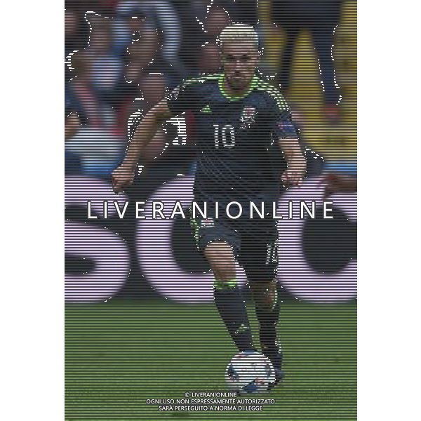 UEFA Francia EURO 2016 Final Tournament Group Stage B Lens - 16.06.2016 Inghilterra-Galles Nella Foto:Ramsey Aaron /Ph.Vitez-Ag. Aldo Liverani