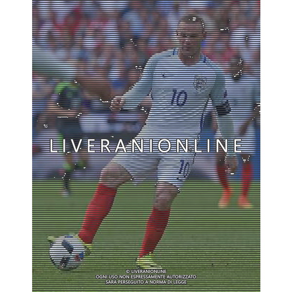 UEFA Francia EURO 2016 Final Tournament Group Stage B Lens - 16.06.2016 Inghilterra-Galles Nella Foto:Rooney Wayne /Ph.Vitez-Ag. Aldo Liverani